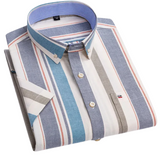 Camisa elegante de algodón para Hombre – Gris Claro