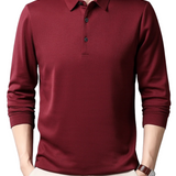 Polo Elegante de Manga Larga
