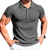Camisa Polo Rayada Elegante