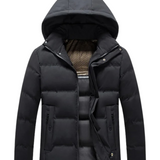 Sudadera Elegante con Capucha de Forro Polar