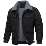 Chaqueta Elegante de Cordón y Fleece