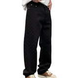 Jeans de denim Jacquard