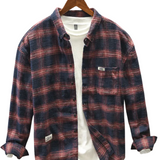Camisa elegante de algodón premium para Hombre – Roja