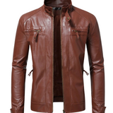 Chaqueta de Cuero Elegante para Hombre