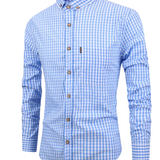 Camisa elegante de algodón premium para Hombre Confort+