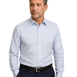Camisa respirante de algodón premium para Hombre – Gris