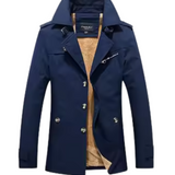 Abrigo Trench Elegante Con Forro