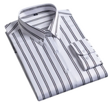 Camisa elegante de algodón premium para Hombre – Marino
