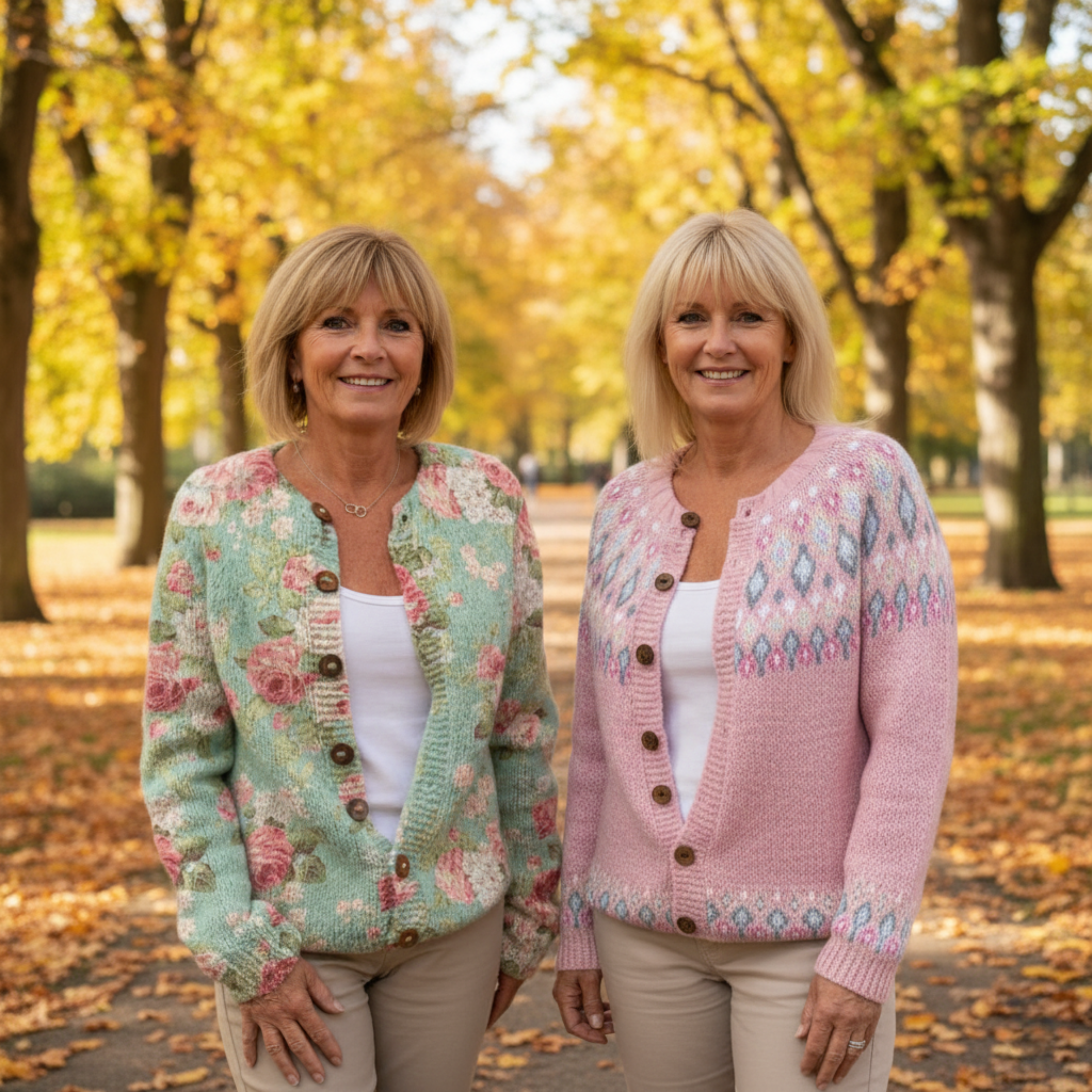 Catarina – Blommig cardigan för hösten – bild 2