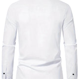 Camisa ajustada de algodón premium para Hombre