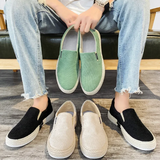 Zapatillas Slip-On de Lona Transpirables