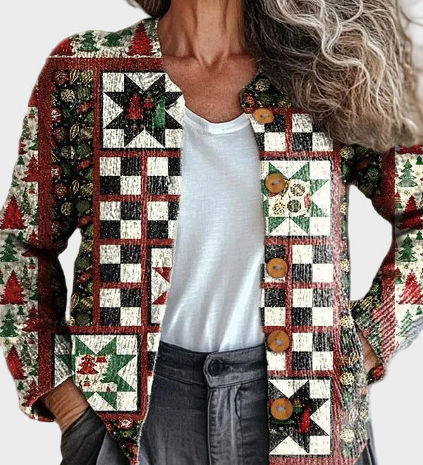 Everlyn™ – Jultröja i patchwork
