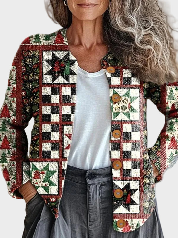 Everlyn™ – Jultröja i patchwork