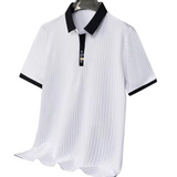 Marek - polo elegante a rayas