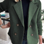 Amora – Elegant kavaj med flätstickade ärmar – bild 12