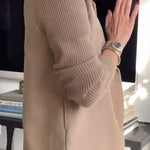 Amora – Elegant kavaj med flätstickade ärmar – bild 2