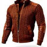 Chaqueta Exterior Jacquard Tejida Valdenzo