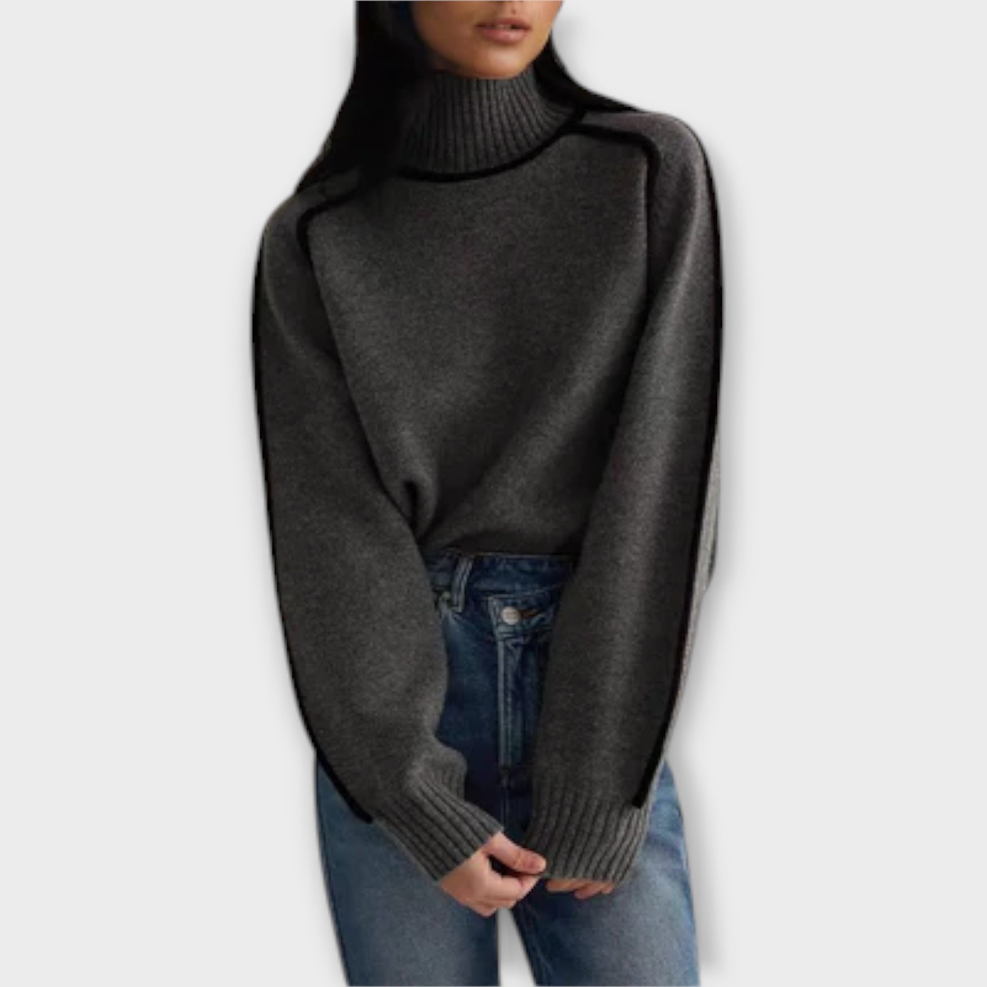 Emilie – Mjuk och elegant polotröja – bild 4