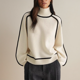 Marjorie | Ribbstickad polotröja