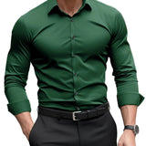 Camisa ajustada de algodón premium para Hombre