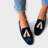 Quinnlyn™ | Vintage Mokasiner med Fransar