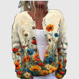 Renate™ | Cardigan med ängsblommor