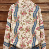 Cornelia™ | Cardigan med rosrankor