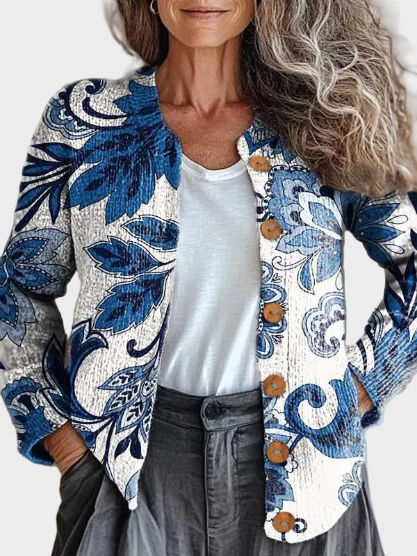 Loricel™ – Cardigan med blommönster