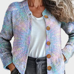 Ivadelle™ – Cardigan med pastellmönster