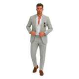 Rafael - Traje Masculino Formal de Lino
