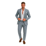 Rafael - Traje Masculino Formal de Lino