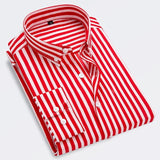 Camisa a rayas de algodón premium para Hombre Auténtico
