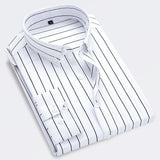 Camisa a rayas de algodón premium para Hombre Auténtico