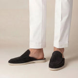 Mules de yate en ante negro