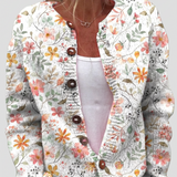 Greta™ | Cardigan med blombuketter