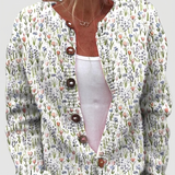 Ursula™ | Cardigan med ömtåliga vildblommor