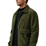 Chaqueta de Pana para Hombre – Verde Militar