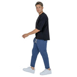 Kibo - Pantalones cómodos de algodón ligero