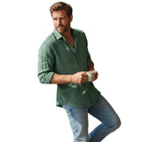 Camisa informal de lino para Hombre