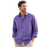 Camisa casual de lino para Hombre – Blanco