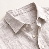 Camisa casual de lino para Hombre – Blanco