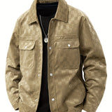 Chaqueta a Cuadros de Ante
