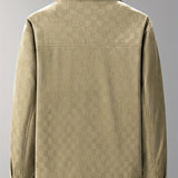 Chaqueta a Cuadros de Ante