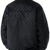 Chaqueta a Cuadros de Ante