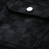 Chaqueta a Cuadros de Ante