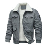 Chaqueta Elegante de Cordón y Fleece