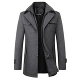 Chaqueta de invierno elegante de lana