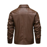 Chaqueta de Moto de Cuero Vintage