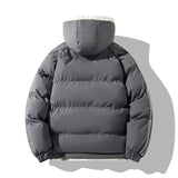 Chaqueta Elegante Con Capucha Para El Invierno