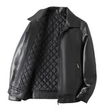 Chaqueta de Cuero Casual Business